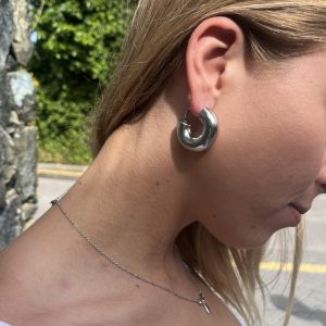 Pendientes MAXI plateados2